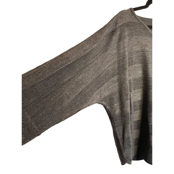 NWT Design History Women's Charcoal Sweater XXL Acrylic Round Neck 3/4 Sleeve - Picture 5 of 12